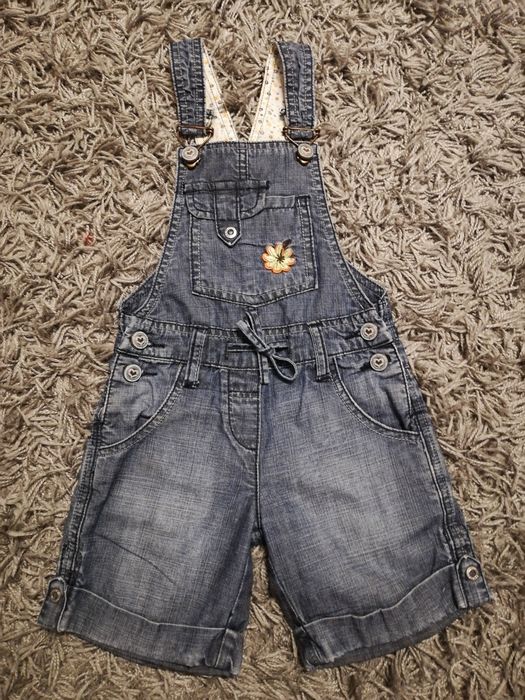 Ogrodniczki, krótkie spodenki Reserved r. 98