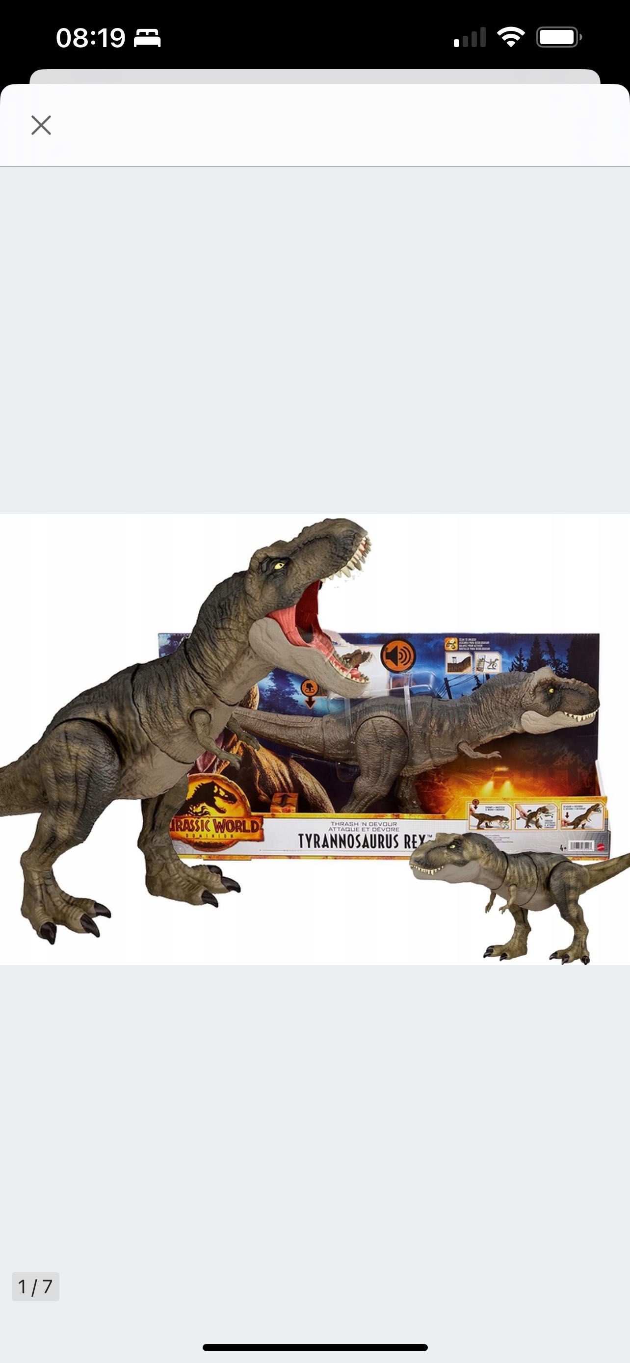 Jurrasic world dinozaury tyranozaur i spinozaur