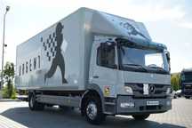 Mercedes-Benz ATEGO / 1324 / KONTENER / BOK ROZSUWANY / SOLÓWKA  / MANUAL / SPROWADZONY