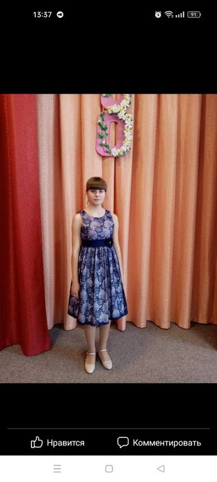 Платье на девочку 11-12 лет