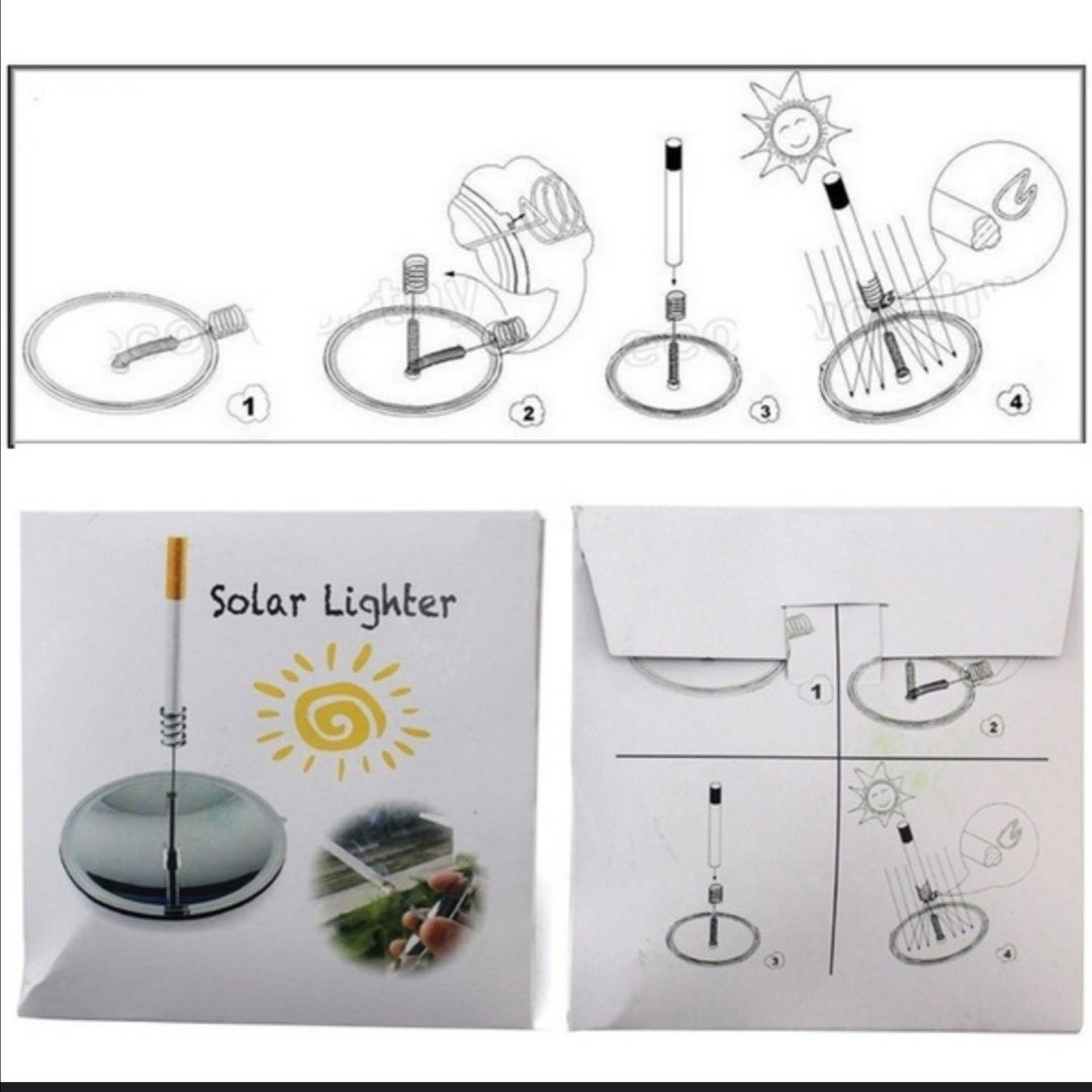 Isqueiro solar campismo