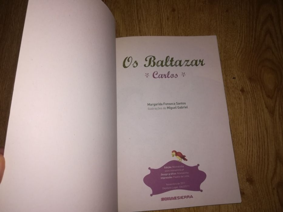 Livro "Os Baltazar" de Margarida Fonseca Santos