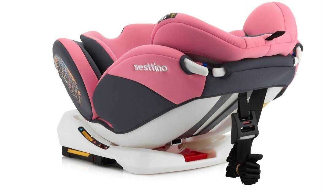 Fotelik Samochodowy Sesttino Oktagon ISOFIX,OBRACANY 360POCHYLANY 0-36