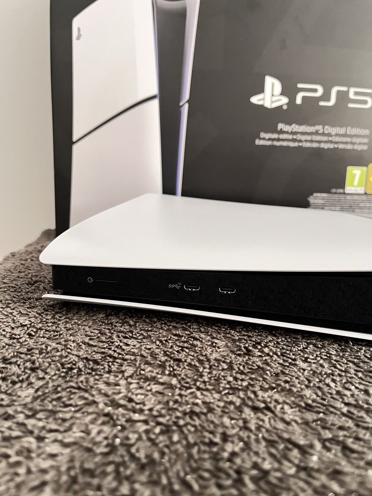 PS5 5 Slim Digital 1TB – COMO NOVA e com Garantia ainda de 2 anos!!