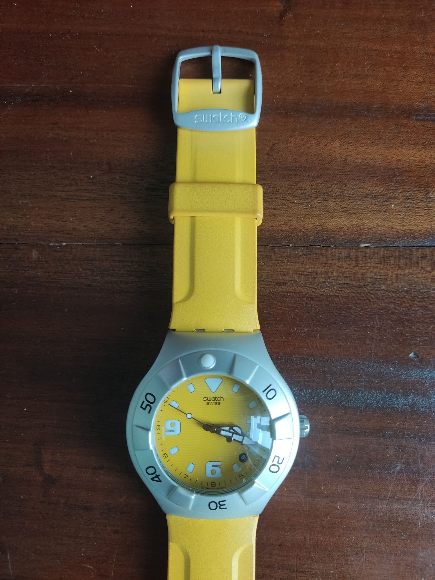 Swatch irony scuba amarelo