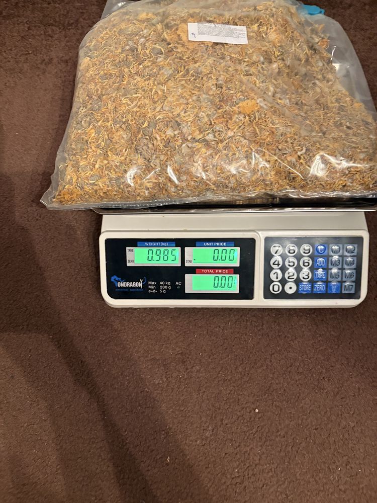 Kwiat Nagietka Suszony Piękny Żółty Nagietek 1kg