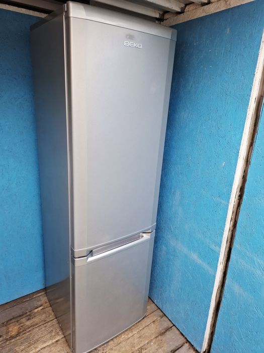 Lodówka Beko Srebrna 100% Sprawna Transport