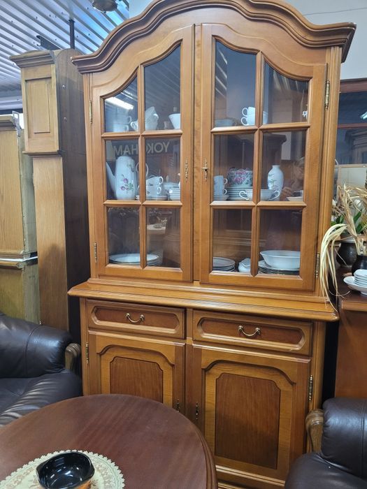 Witryna 120cm dębowa