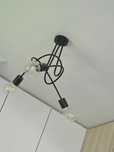 Lampa wisząca tango czarna.
