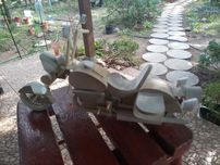 Model MOTOCYKLA rekodzielo-papier+drewno
