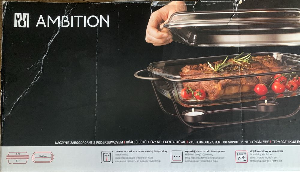 Naczynie z podgrzewaczem ambition 3,6L