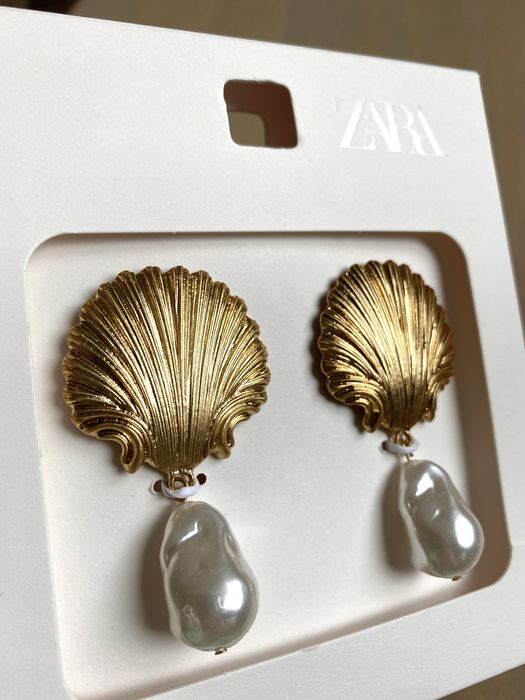Сережки мушлі Zara