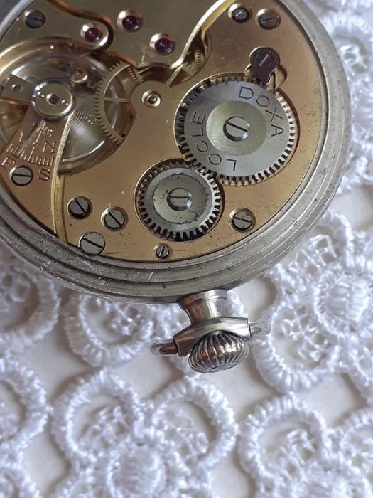 Doxa Locle kolekcjonerski zegarek kieszonkowy z okresu lat 1900