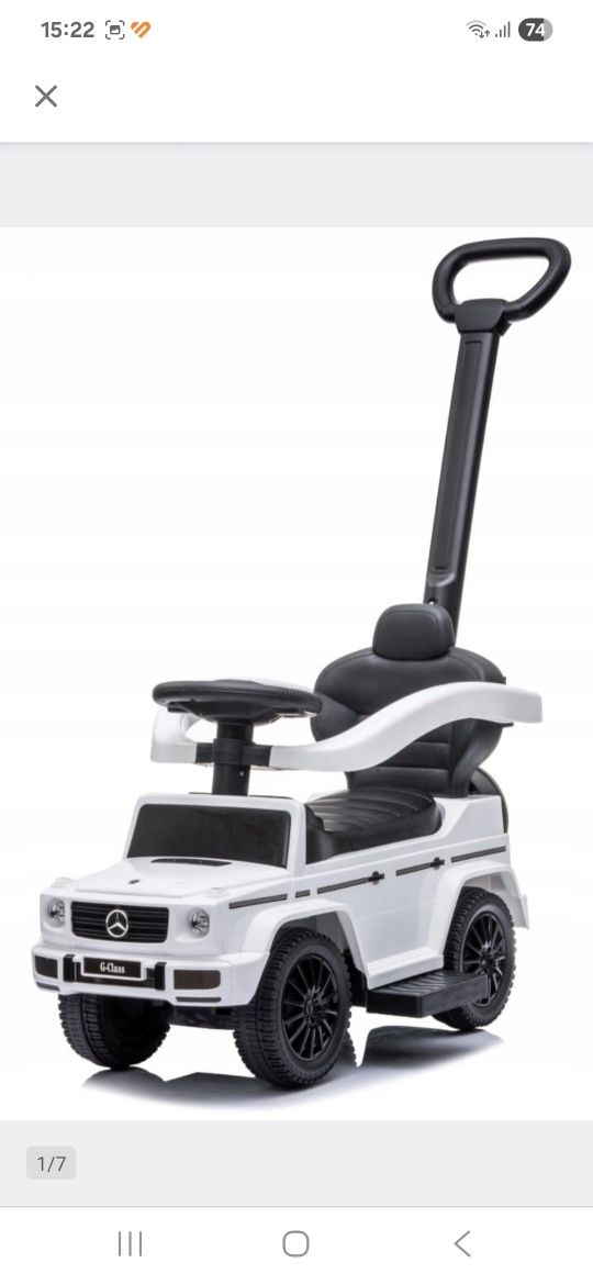 Jeździk pchacz mercedes NOWY