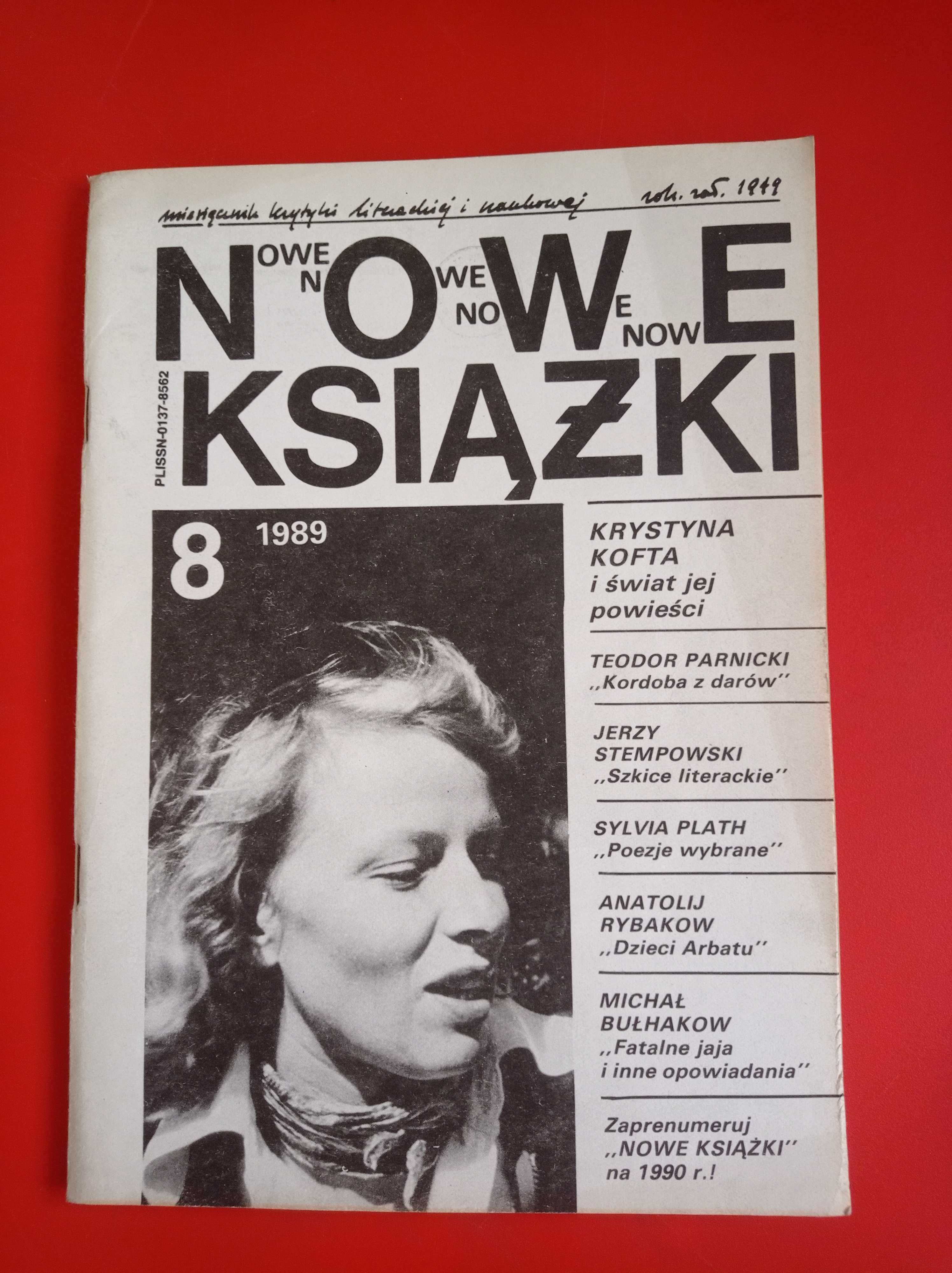 Nowe książki, nr 8 sierpień 1989, Krystyna Kofta