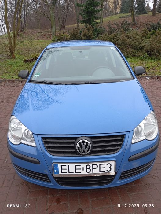 Volkswagen Polo 1.4 MPI 2007r Klimatyzacja, 1-własciciel 5-drzwiowy