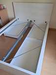 Cama  casal branca 190x140