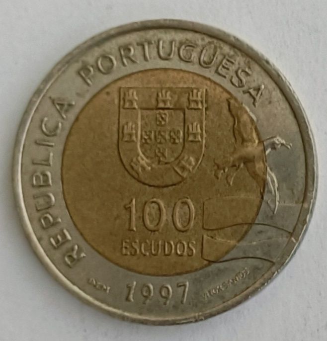 Moedas de Portugal. Escudo. Moedas de 100$00 e 200$00