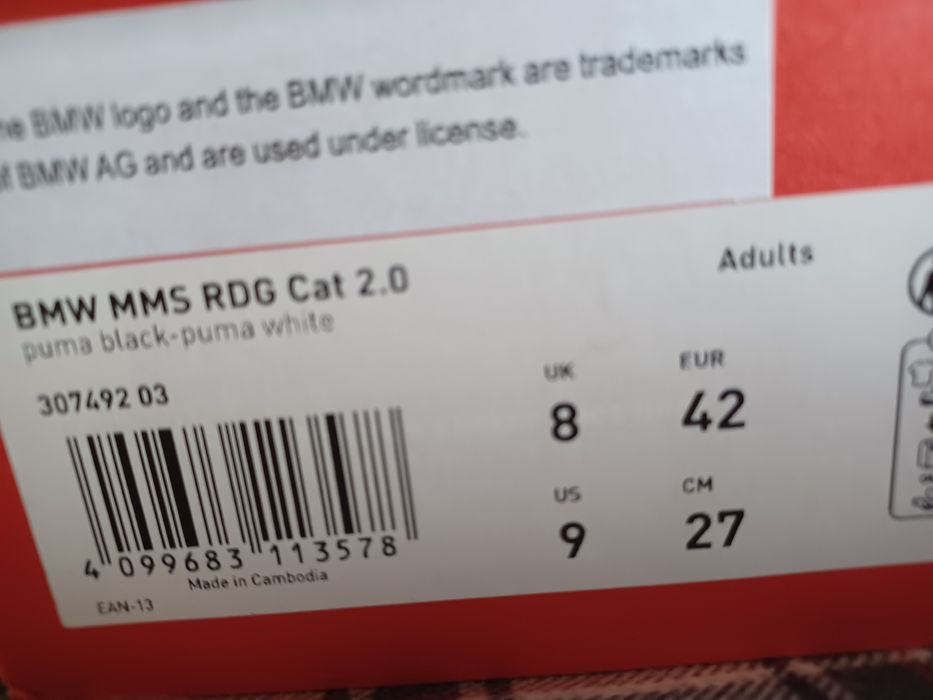 Tenis PUMA BMW 42