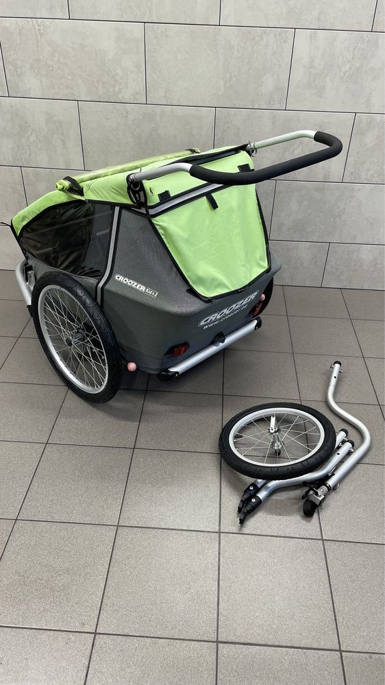 Croozer kid For 2 przyczepka rowerowa dwu osobowa riksza