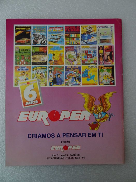 Caderneta de cromos vazia Dino's - Europer