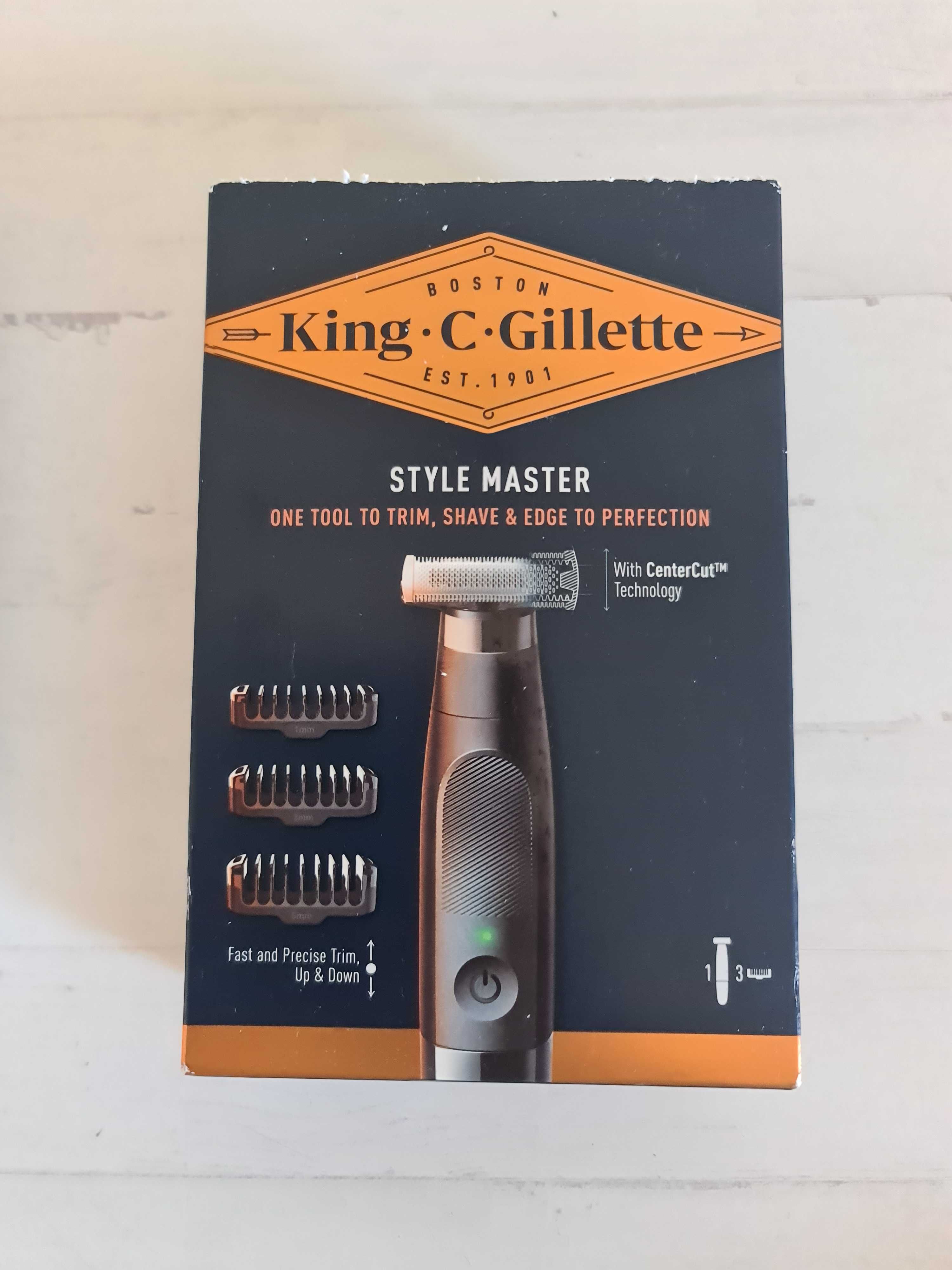 Máquina King C. Gillette by Braun Clipper + 1 Pacote de Lâminas - Novo