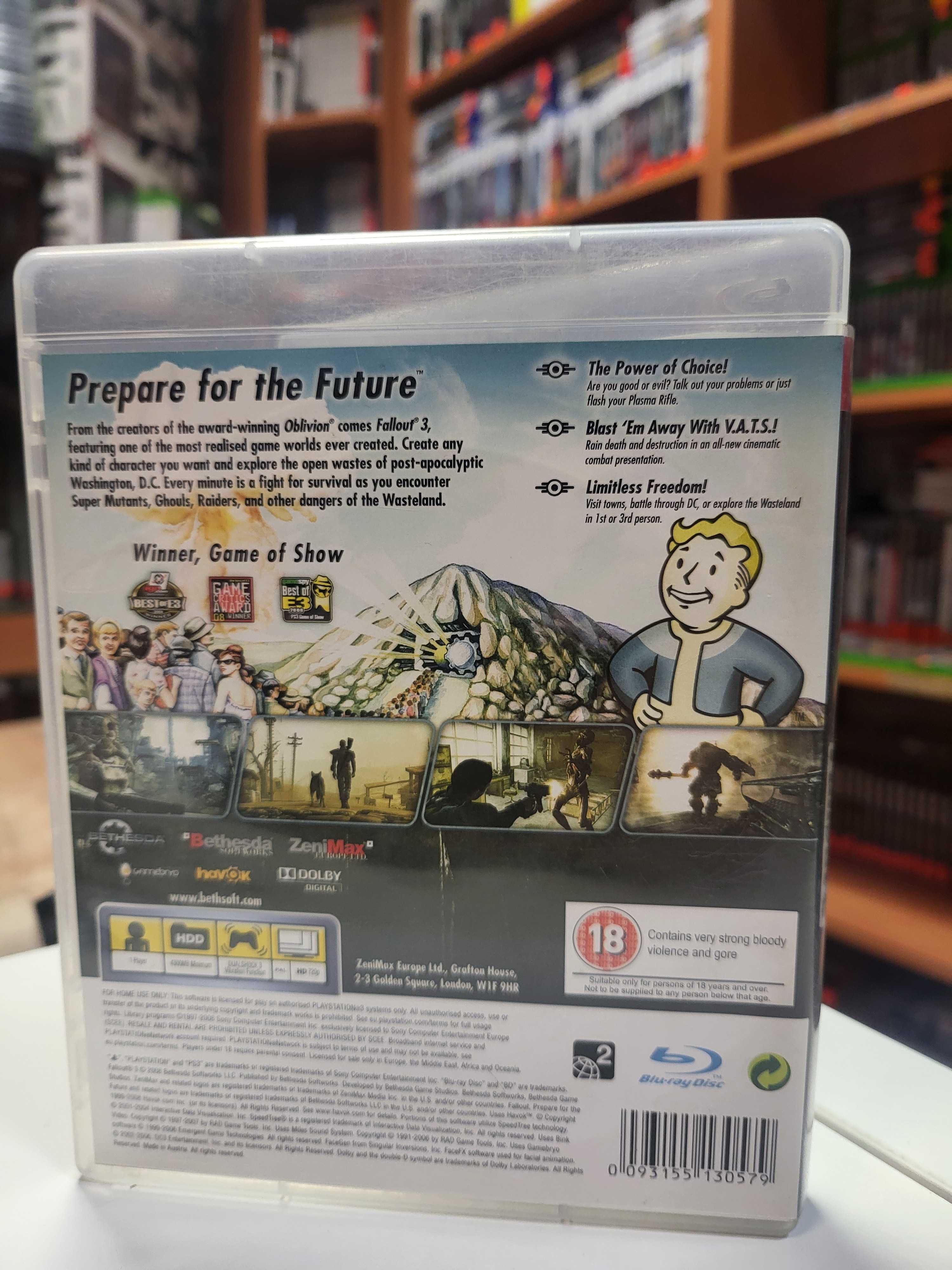 FALLOUT 3 PS3 Sony PlayStation 3 (PS3) SklepRetroWWA