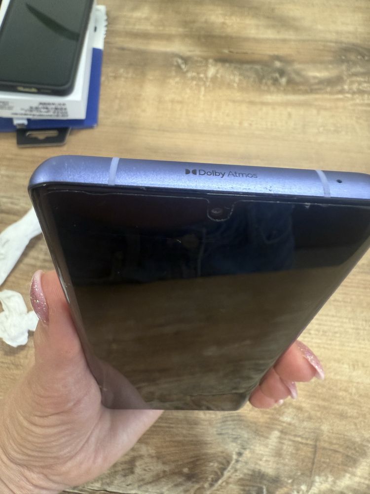 Motorola edge 50 pro niebieski, zestaw, jak nowa