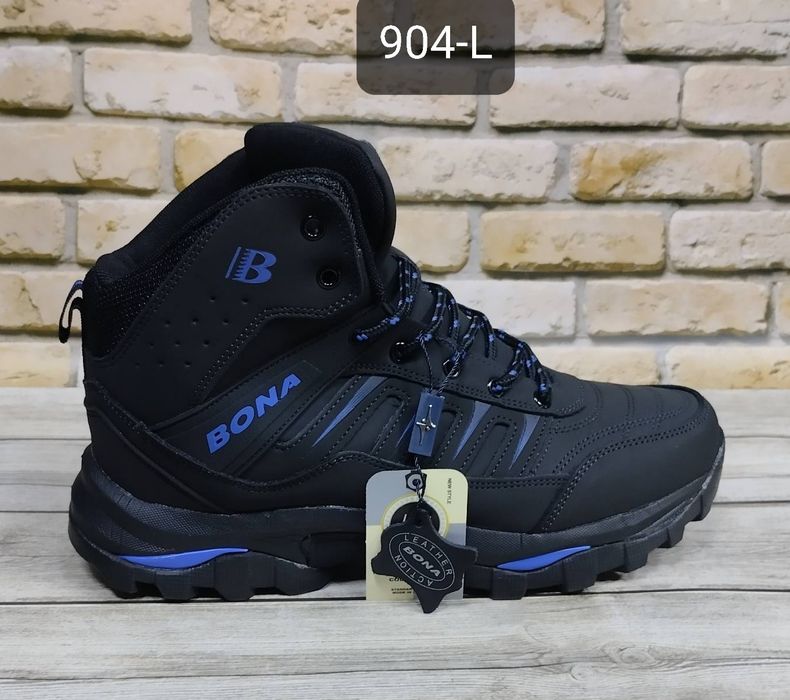 Шкіряні зимові чоловічі черевики Bona 47p