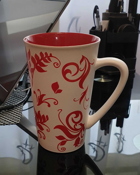 Оригі-на кружка для кави Starbucks у червоно-білому стилі «Флоренція»
