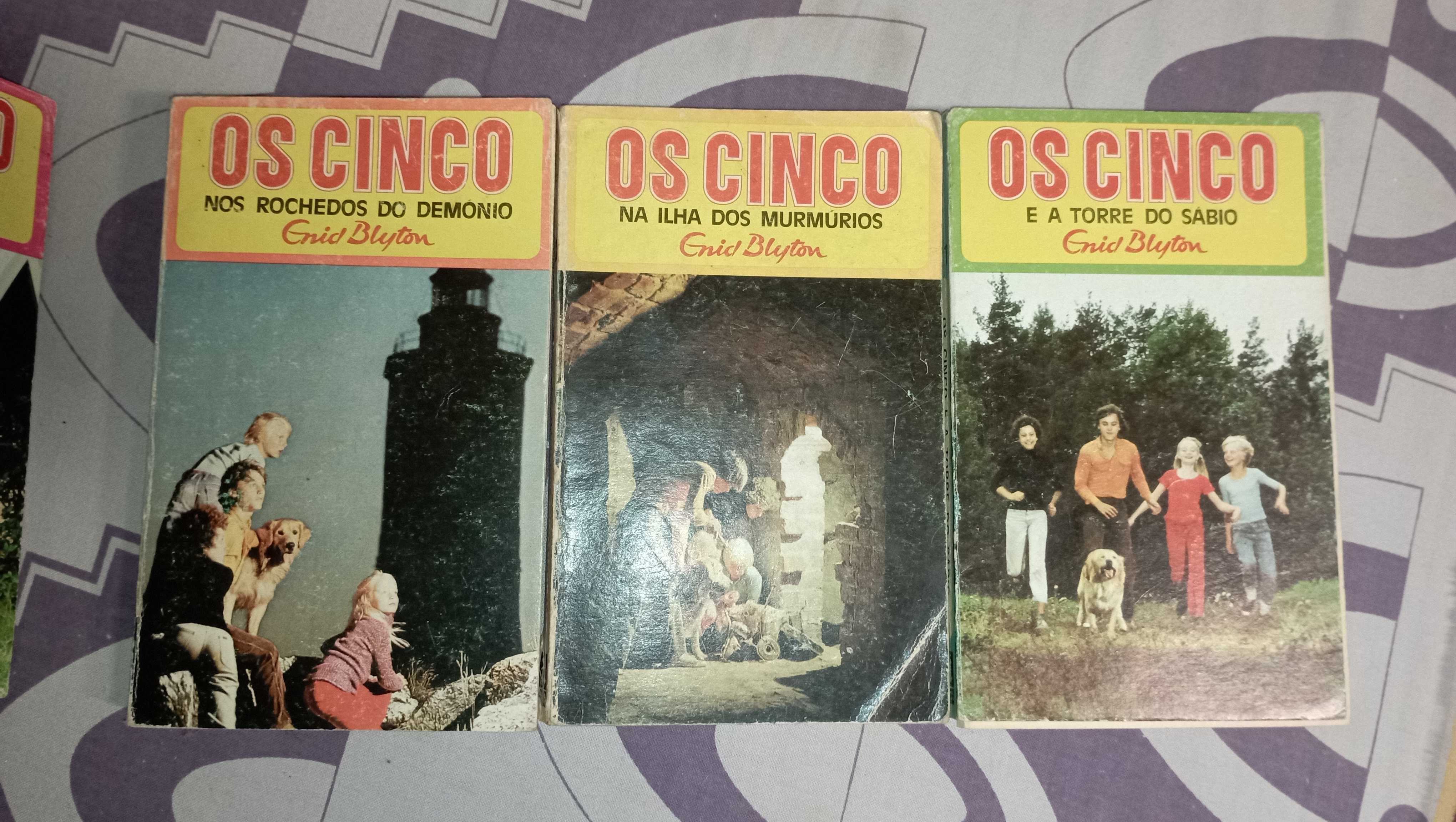 Colecção de livros vintage: Os Cinco