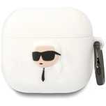 Etui Karl Lagerfeld 3D Silicone NFT na AirPods 4 - białe
