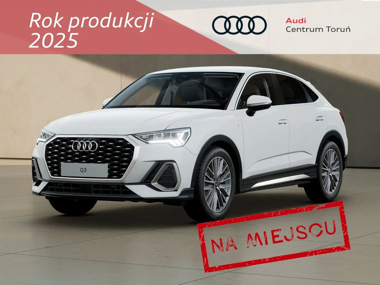Audi Q3 Sportback 35 TFSI Stronic 150KM | LED | Nawigacja | Ambiente | Sound System |