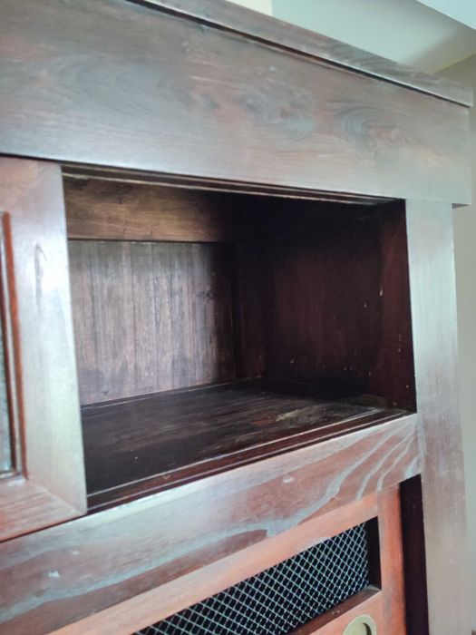 Komoda/ Regał/ Witryna Chińska Rękodzieło Palisander