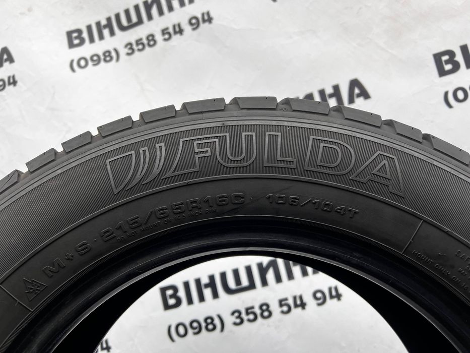 Шини 215/65 R 16C FULDA Conveo Trac 2. Зима пара. Колеса склад.