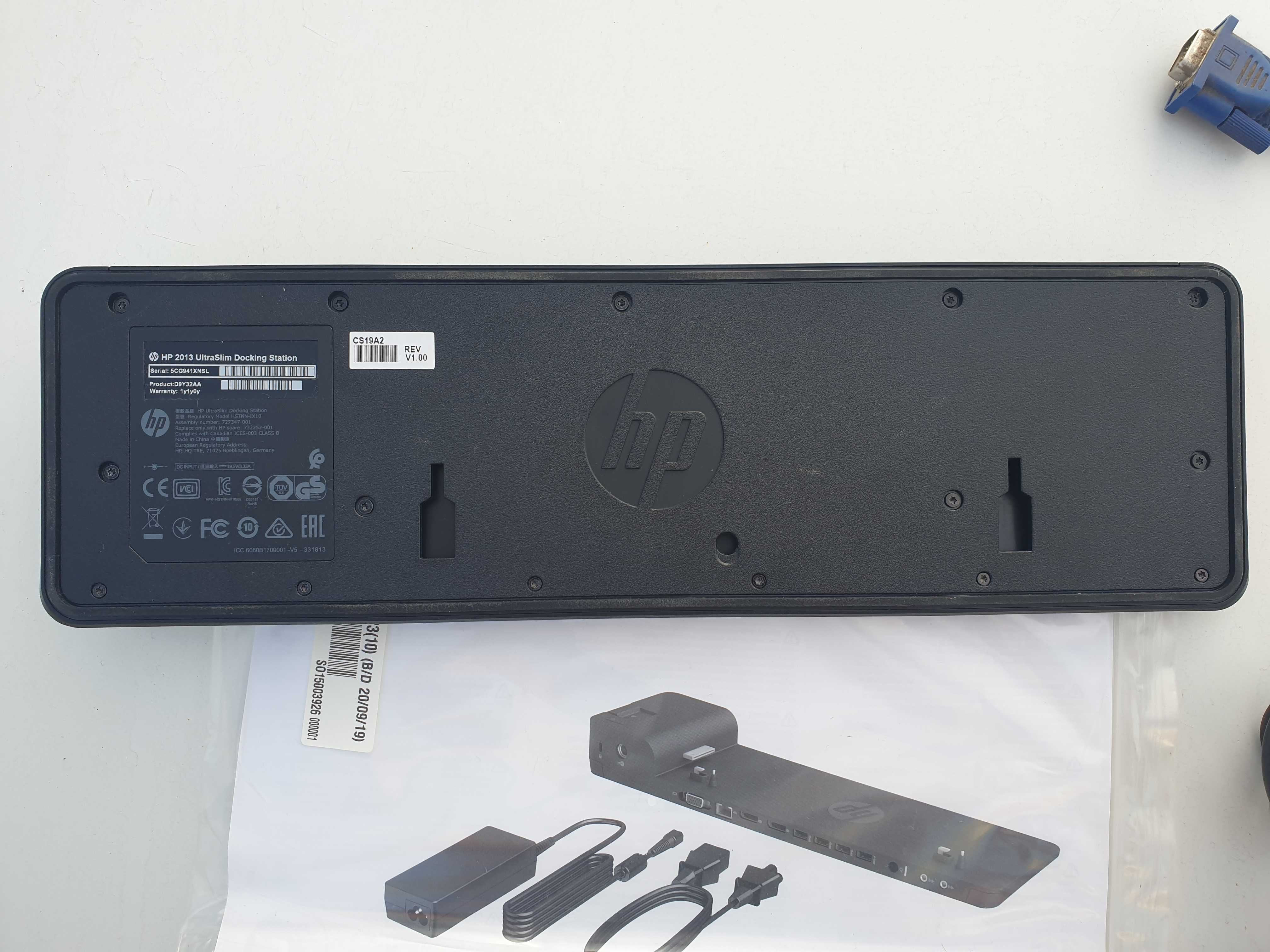 HP 2013 UltraSlim Docking station