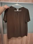 Elegancka bluzka z krótkim rekawem h&m