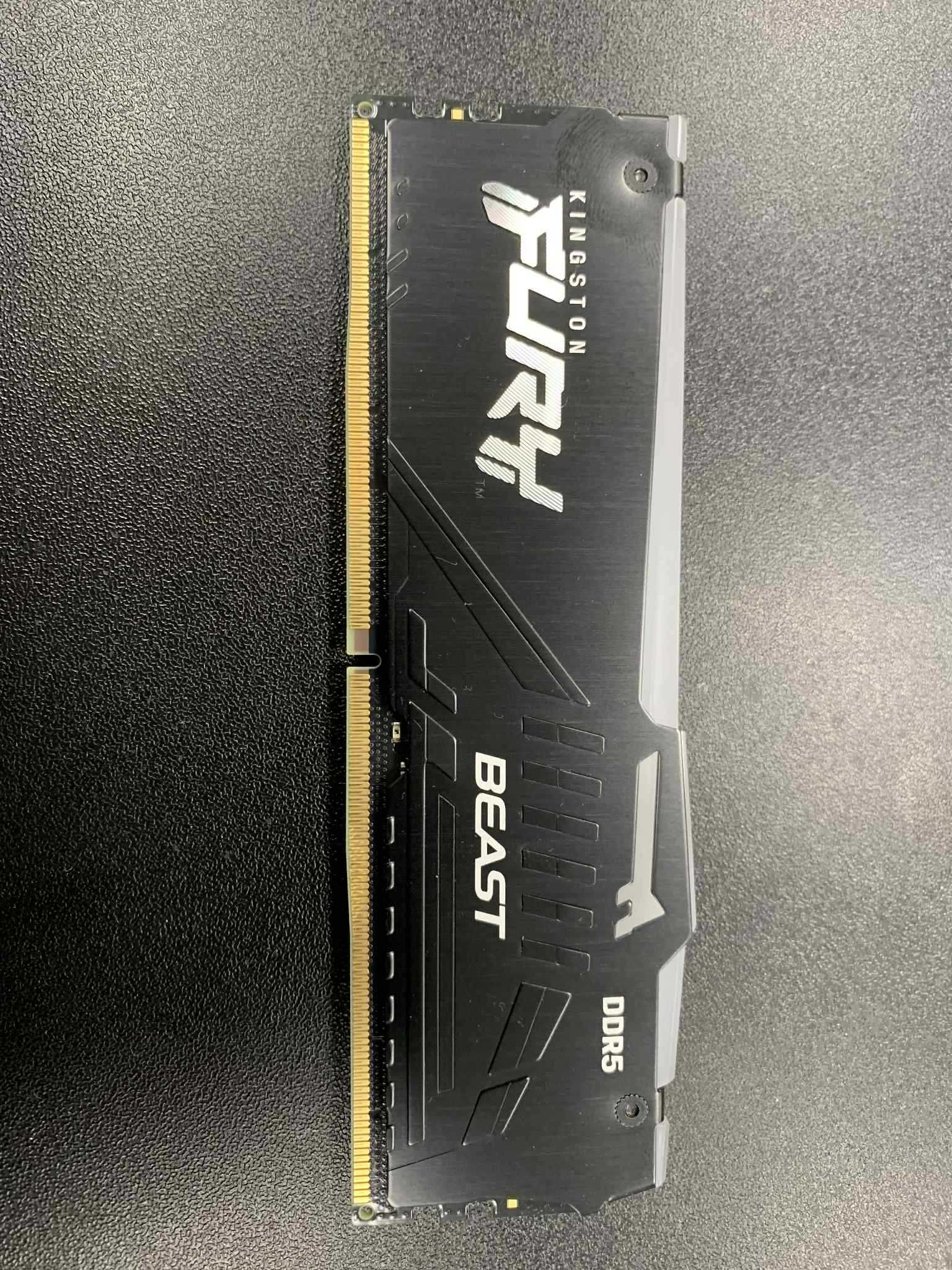 RAM Kingston 32GB (2x16GB) DDR5 5200 CL40 FURY Beast Black RGB