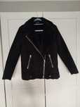 Kurtka pilotka/ biker czarna damska ocieplana S/36 H&M