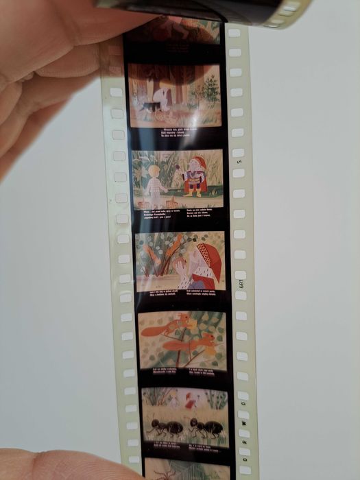 NA JAGODY bajka na rzutnik projektor diaskop PRL