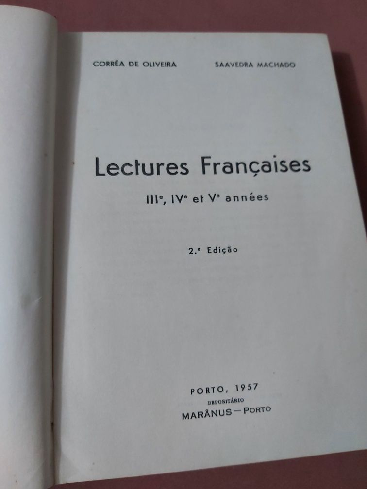 Lectures Françaises 2 edição 1957