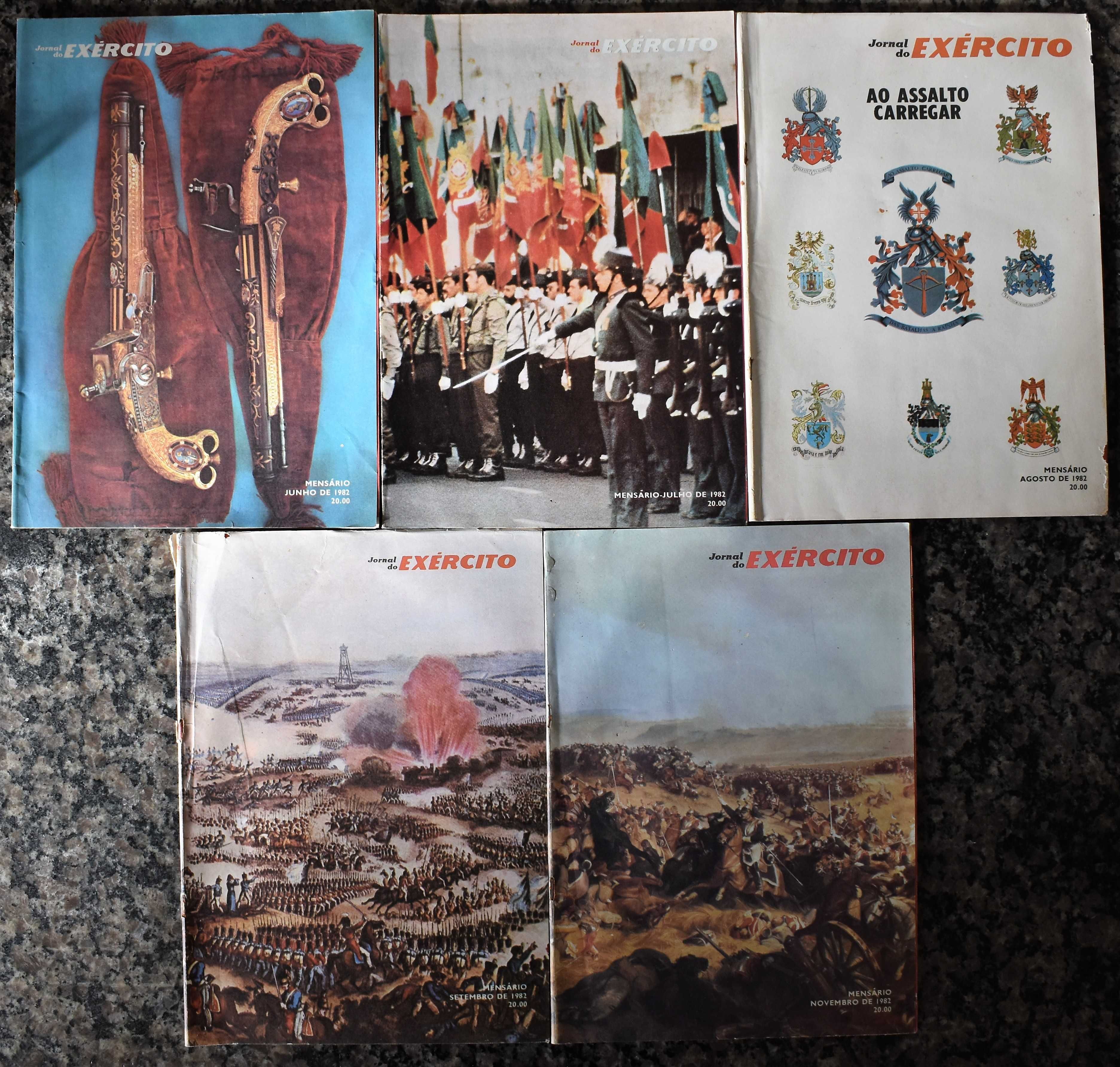 17 Revistas "Jornal do Exército" de 1979 a 1982