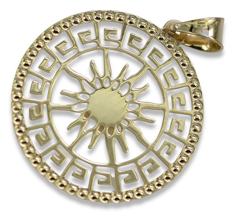 Złota zawieszka 14k 585 włoski styl słońce cpn040y Warszawa