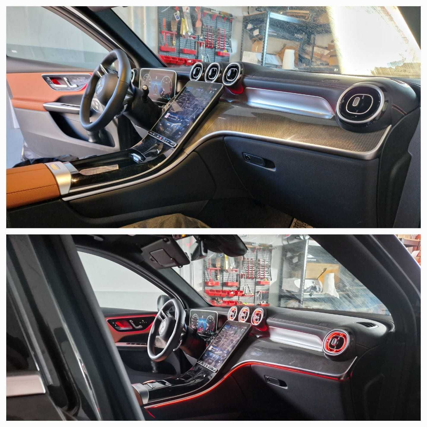 Oświetlenie Wnętrza Ambient Mercedes w205/E klasa w213, Audi a6c8,a4b9