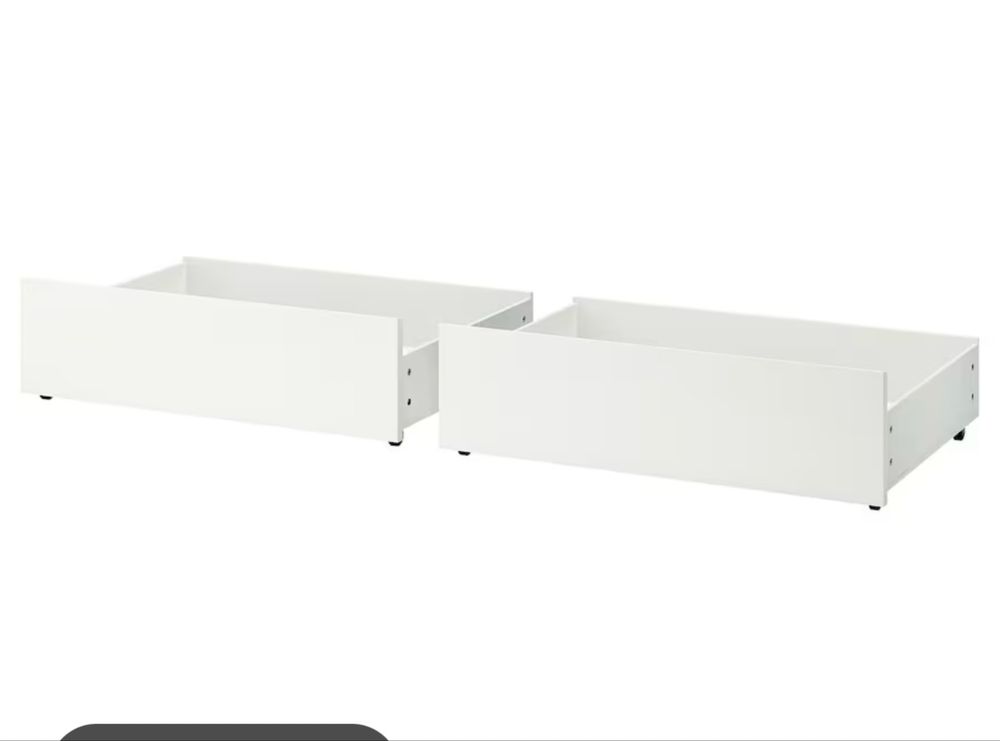Ikea Pojemniki biale malm nowe
