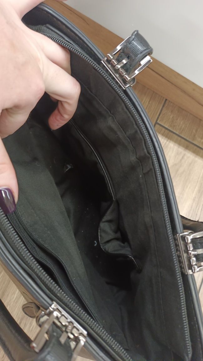 Torebka torba shopper czarna