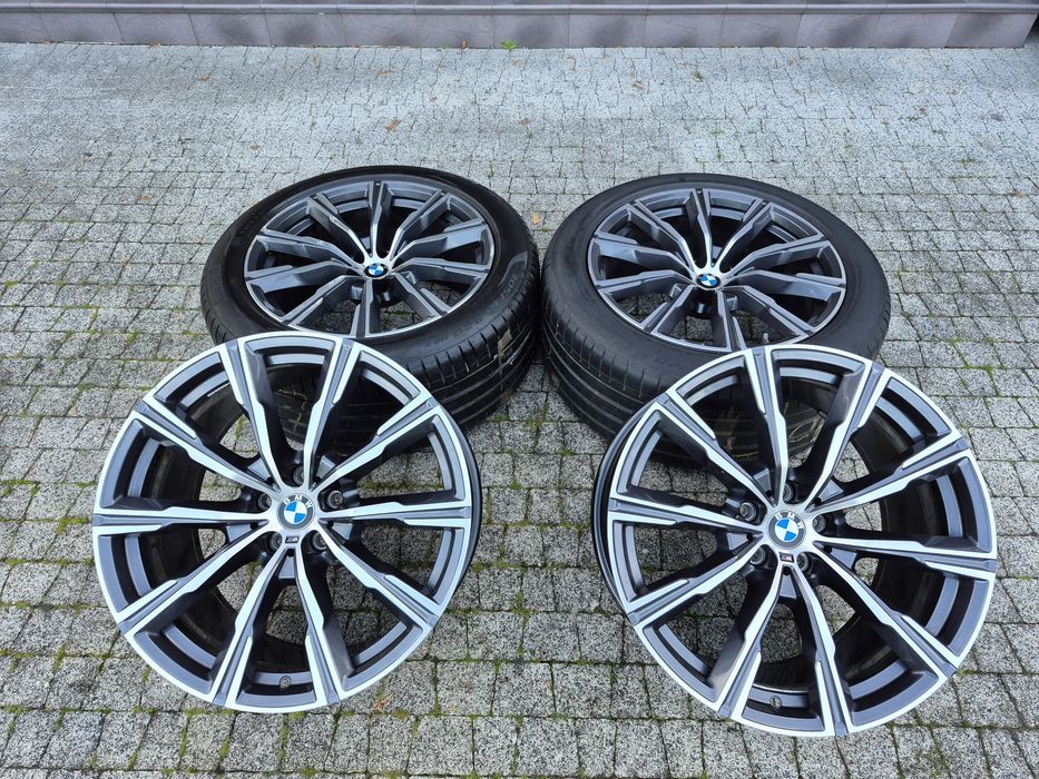 4 felgi oryginał tył 20" BMW X5 X6  5x112 740M