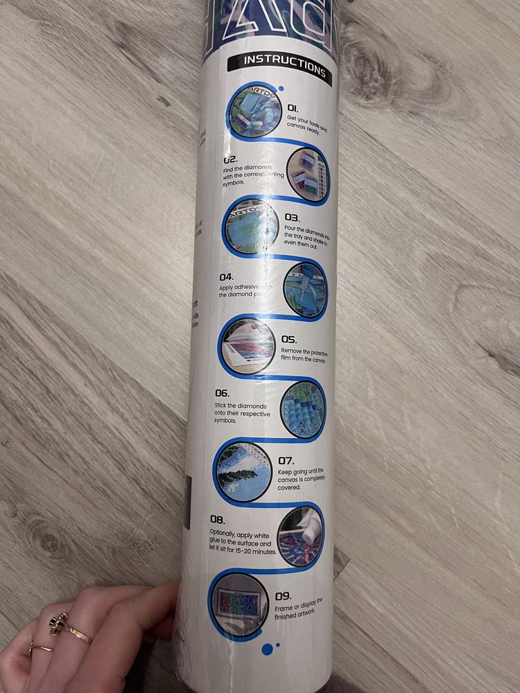 Obraz koraliki, haftowane diy