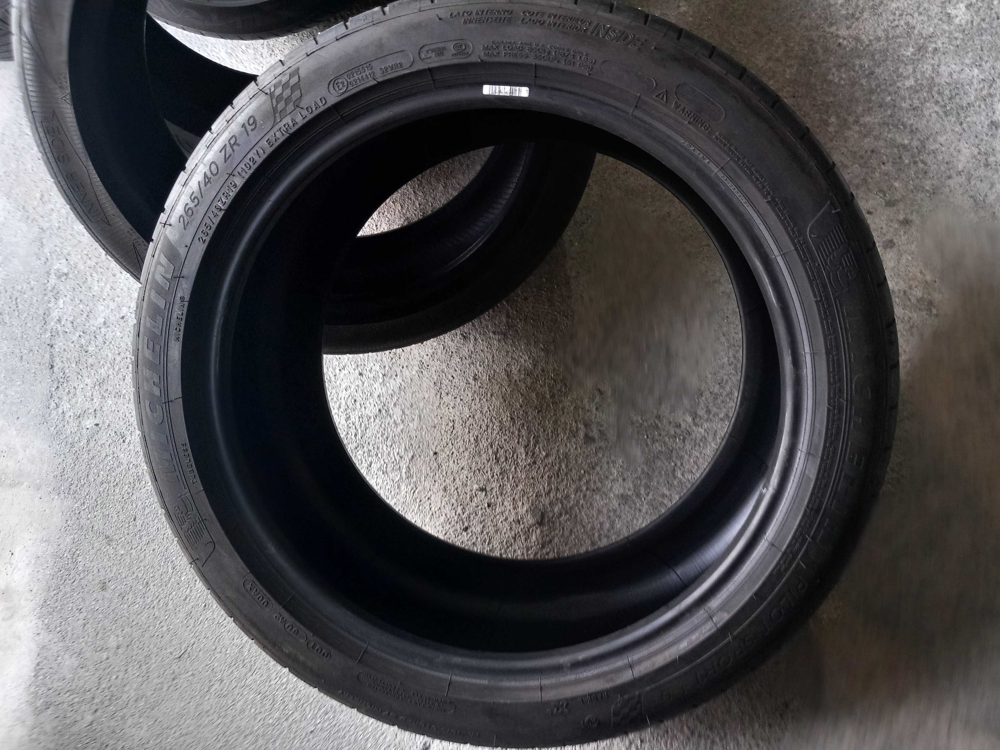 2 pneus 265/40R19 Michelin