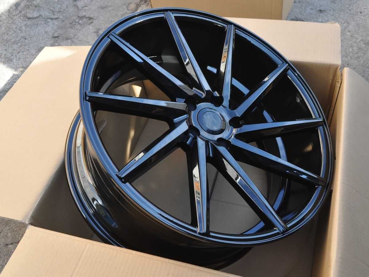 Czarne felgi R18 5x110 Opel Astra H Corsa E OPC Chrysler 200 Fiat 500X